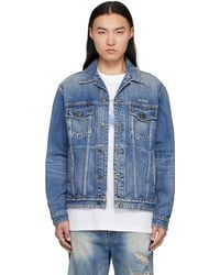 we11done - Washed Denim Jacket - Lyst