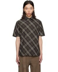 Burberry - Relaxed Fit Check Cotton Shirt - Lyst