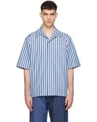 Marni - ブルー ストライプ シャツ - Lyst