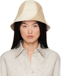 Jacquemus - オフホワイト＆ベージュ La Croisière 'The Gelato' バケットハット - Lyst