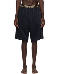 Versace - グレカ ボーダー スイムショーツ - Lyst