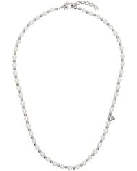 Givenchy - G Stud Pearl Necklace - Lyst