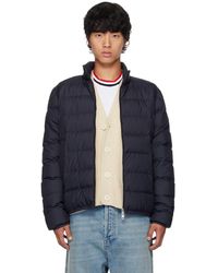 Moncler - ネイビー Baudinet ダウンジャケット - Lyst