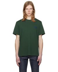 A.P.C. - T-shirt new raymond vert - Lyst