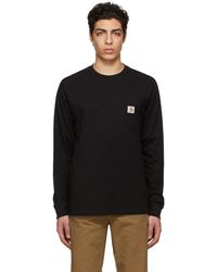 Carhartt WIP - Black Cotton T-shirt - Lyst
