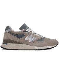 New Balance - Gray Made In Usa 998 Core Sneakers - Lyst