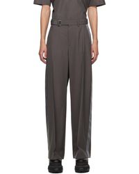 Sacai - Taupe Suiting Trousers - Lyst
