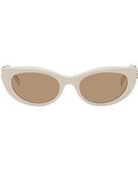 Saint Laurent - Off-white Sl M115 Sunglasses - Lyst