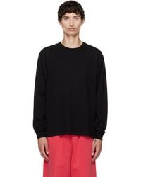 Les Tien - Heavyweight Binded Neck Classic Long Sleeve T-Shirt - Lyst