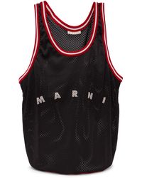 Marni - Black Tank Top Shopping Tote - Lyst