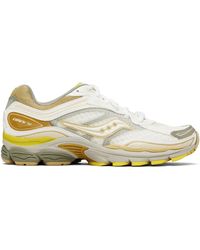 Saucony - Baskets Omni 9 Blanc Et Jaune À Technologie Progrid - Lyst