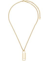 Off-White c/o Virgil Abloh - Paperclip Necklace - Lyst
