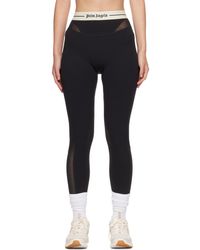 Palm Angels - Logo Mesh Panel Active Leggings - Lyst