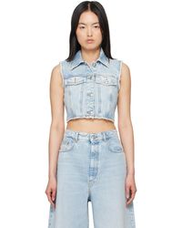 Sportmax - Scire Denim Vest - Lyst