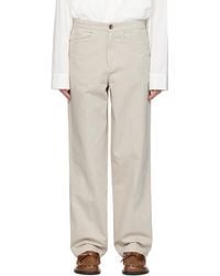 JW Anderson - Straight Leg Button Detail Trousers - Lyst