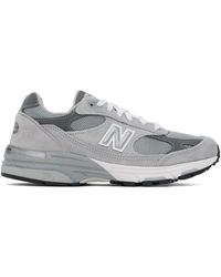 New Balance - Gray Made In Usa 993 Core Sneakers - Lyst