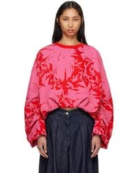 Dries Van Noten - Draped Sweatshirt - Lyst