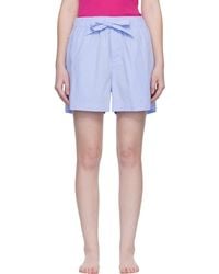 Tekla - Poplin Pyjama Shorts - Lyst