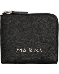 Marni - Mending' Embroidery Zip-Around Wallet - Lyst