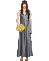 JW Anderson - Plunging V-Neck Maxi Dress - Lyst