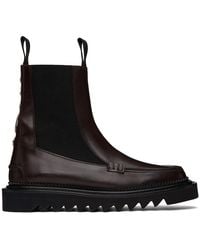 Toga Virilis - Leather Chelsea Boots - Lyst