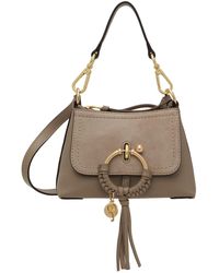 See By Chloé - Taupe Mini Joan Shoulder Bag - Lyst