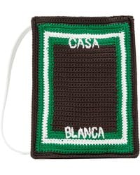 Casablancabrand - Brown Scuba Mini Crocheted Bag - Lyst