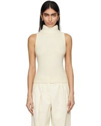 Rohe - Off- Open Back Tank Top - Lyst