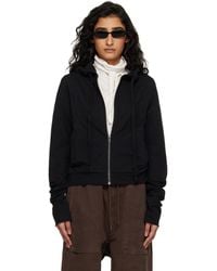 Entire studios - Lightweight Cropped Zip Up Hoodie - Lyst