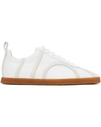 Totême - Toteme Off-white 'the Leather' Sneakers - Lyst