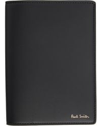 Paul Smith - 'Signature Stripe' Interior Leather Passport Holder - Lyst