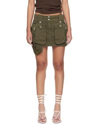 Blumarine - Cargo Pocket Denim Miniskirt - Lyst