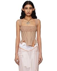 Dilara Findikoglu - Femme Vortex Corset Top - Lyst