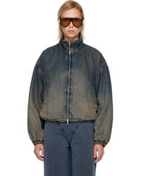 DIESEL - De-Flower-S Denim Jacket - Lyst