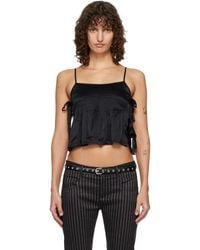 R13 - Square Neck Tie Camisole - Lyst