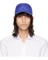 ZEGNA - Blue Technical Fabric Baseball Cap - Lyst