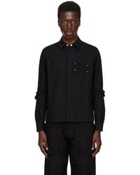 Rick Owens - Tower Bonotto Whipcord Rowland Shirt - Lyst