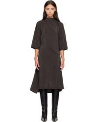 Lemaire - Soft Collar Midi Dress - Lyst