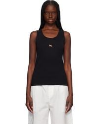 Maison Kitsuné - Baby Fox Ribbed Tank Top - Lyst