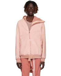 Boris Bidjan Saberi - Pink Asymmetric Zip Reversible Jacket - Lyst