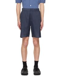 Norse Projects - Navy Poul Shorts - Lyst