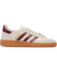 adidas Originals - Off- & Burgundy Handball Spezial Sneakers - Lyst