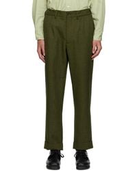 Engineered Garments - Khaki Andover Trousers - Lyst