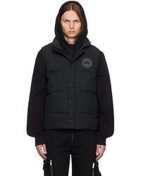 Canada Goose - Veste Garson Noire Rembourrée En Duvet - Lyst