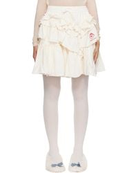 Simone Rocha - Off- Adidas Originals Edition Frill Midi Skirt - Lyst