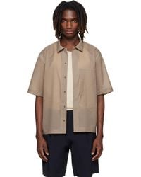 Veilance - Taupe Demlo S/S Shirt - Lyst