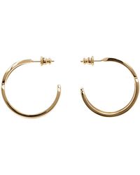 Chloé - Gold Marcie Hoop Earrings - Lyst