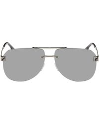 Fendi - Gunmetal Sky Sunglasses - Lyst