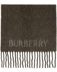 Burberry - ブラウン Ekd マフラー - Lyst