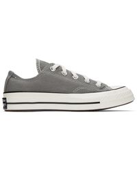 Converse - Gray Chuck 70 Vintage Canvas Sneakers - Lyst